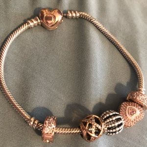 Pandora Bracelet Rose gold clasp